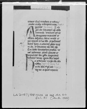 Epistolar — Initialen A und H, Folio 3verso