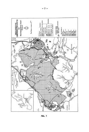 Geologische Übersichtskarte der Berchtesgardener Alpen