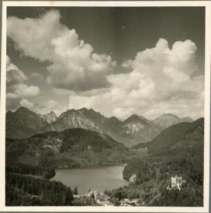 Landschaft bei Neuschwanstein