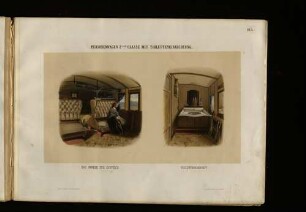 Bl. 5. Personenwagen 2ter Classe mit Toiletteneinrichtung.