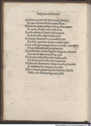 De versuum scansione et syllabarum quantitate