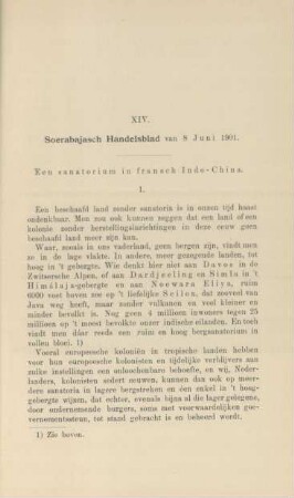 XIV. Soerabajasch handelsblad van 8 Juni 1901