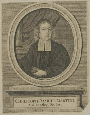 Bildnis des Christoph Samuel Martini