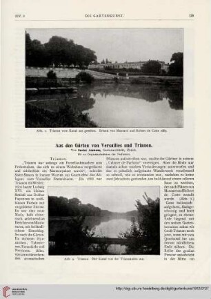 14: Aus den Gärten von Versailles und Trianon, [2] : Trianon