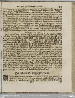Der sieben und funfftzigste Psalm