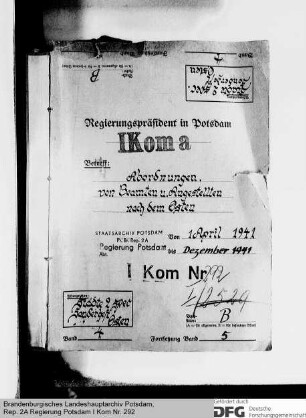 Abordnungen von Beamten und Angestellten in den Osten