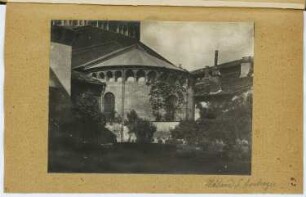 Sant’Ambrogio, Mailand: Chorseite (aus: Skizzen- und Fotoalbum 3)