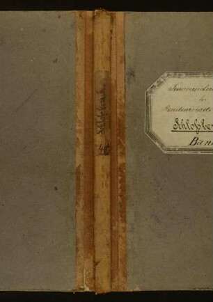 Feuerversicherungsbuch Schlossbezirk