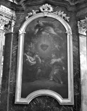 Seitenaltar — Altarbild: Das Herz des Herrn