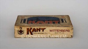 Kiste für "Krokantstängel" der "Kant Chocoladenfabrik"