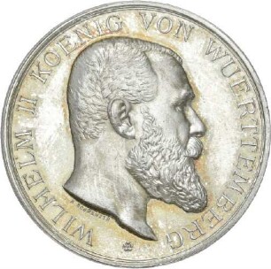 Schießpreismedaille unter König Wilhelm II. von Württemberg