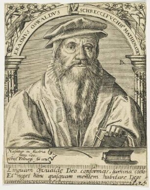 Bildnis des Erasmvs Oswaldvs Schreccefvchsius