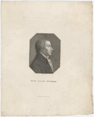 Bildnis des Rud. Zach. Becker