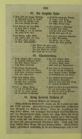 89. König Friedrich Wilhelm IV.