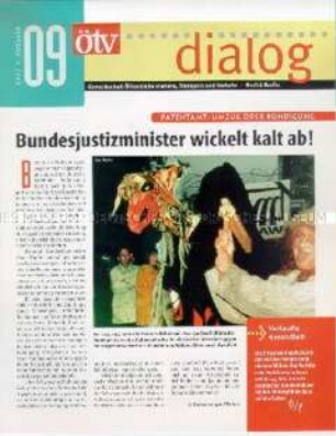 Mitteilungsblatt der Gewerkschaft Öffentliche Dienste, Transport und Verkehr über die Abwicklung im Bundesjustizministerium