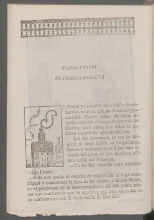 Capítulo LXXVIII - En franca derrota