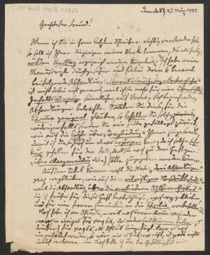 Brief an B. Schott's Söhne : 07.03.1847