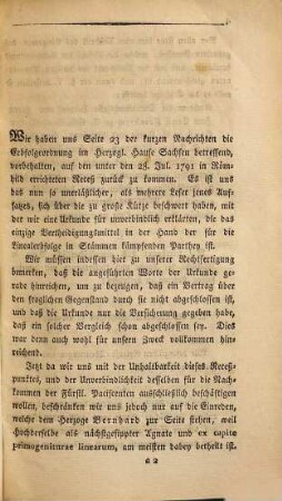 Kurze Nachrichten die Erbfolgeordnung im Herzoglichen Hause Sachsen betreffend : mit Auszügen aus beweißenden Urkunden, [2]. Erste Fortsetzung
