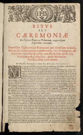 Ritus seu caeremoniae