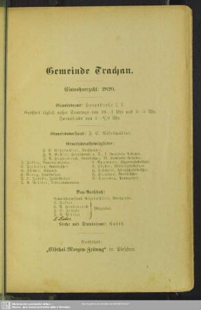 Gemeinde Trachau