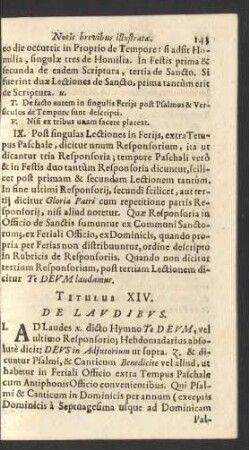 Titulus XIV.