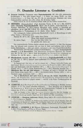 Deutsche Literatur und Geschichte (Nr. 35-49)