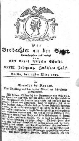 12. Stueck, 23. Maerz 1829