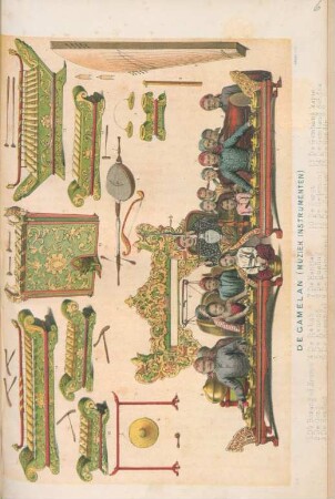 De gamelan (muziek instrumenten)