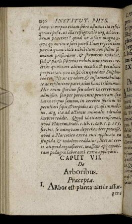 Caput VII. De Arboribus.