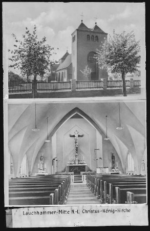 Lauchhammer. Mitte, Christus König Kirche