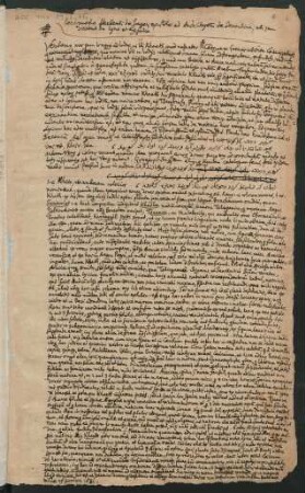 Brief an Andreas Cleyer (Abschrift)
