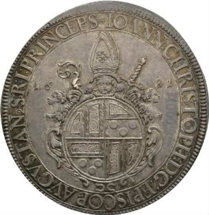 Münze, Taler, 1681