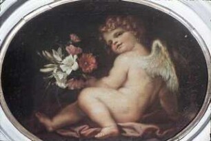 Putto mit Blumen