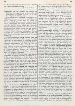 39 [Rezension] Allen, Percy Stafford, The young Erasmus