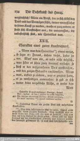 XXIX. Charakter eines guten Kunstrichters