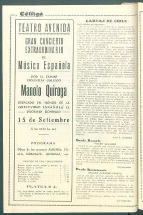 Desde Rosario : Hogar Gallego