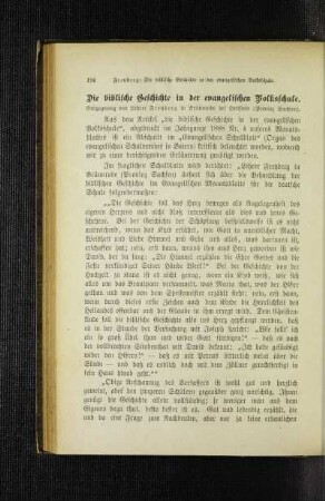 ¬Die¬ biblische Geschichte in der evangelischen Volksschule : Entgegnung