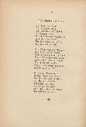 Der Himmel auf Erden