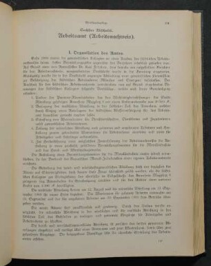 Sechster Abschnitt. Arbeitsamt (Arbeitsnachweis).
