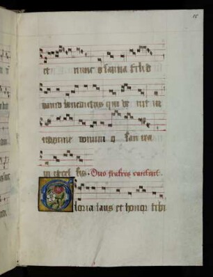 Zierinitiale: G(loria laus)