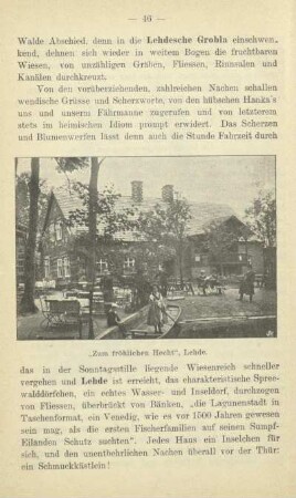 "Zum fröhlichen Hecht", Lehde