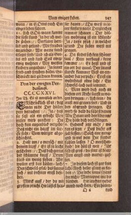 Von der ewigen Verdammniß.