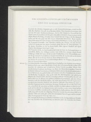 Die religiös-geistigen Strömungen und die soziale Struktur