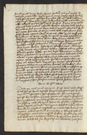 Tractatus in laudibus sanctae dei genetricis (unvollständig)