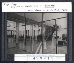 Nürnberg: Bayerische Staatsbank, Architekt: Sepp Ruf