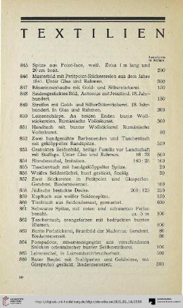 Textilien (Nr. 845-897)