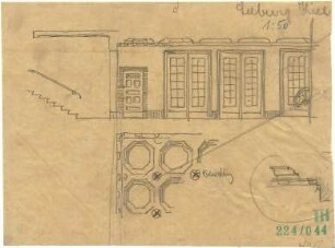 Fischer, Theodor; Kiel; Studentenheim Seeburg - Treppenhaus (Teilansicht); Details