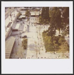 Blick auf den Syntagma-Platz in Athen