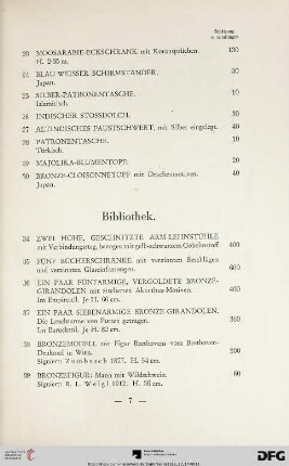 Bibliothek (Nr. 34-71)