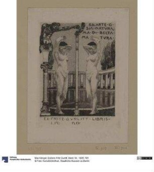 Exlibris Fritz Gurlitt